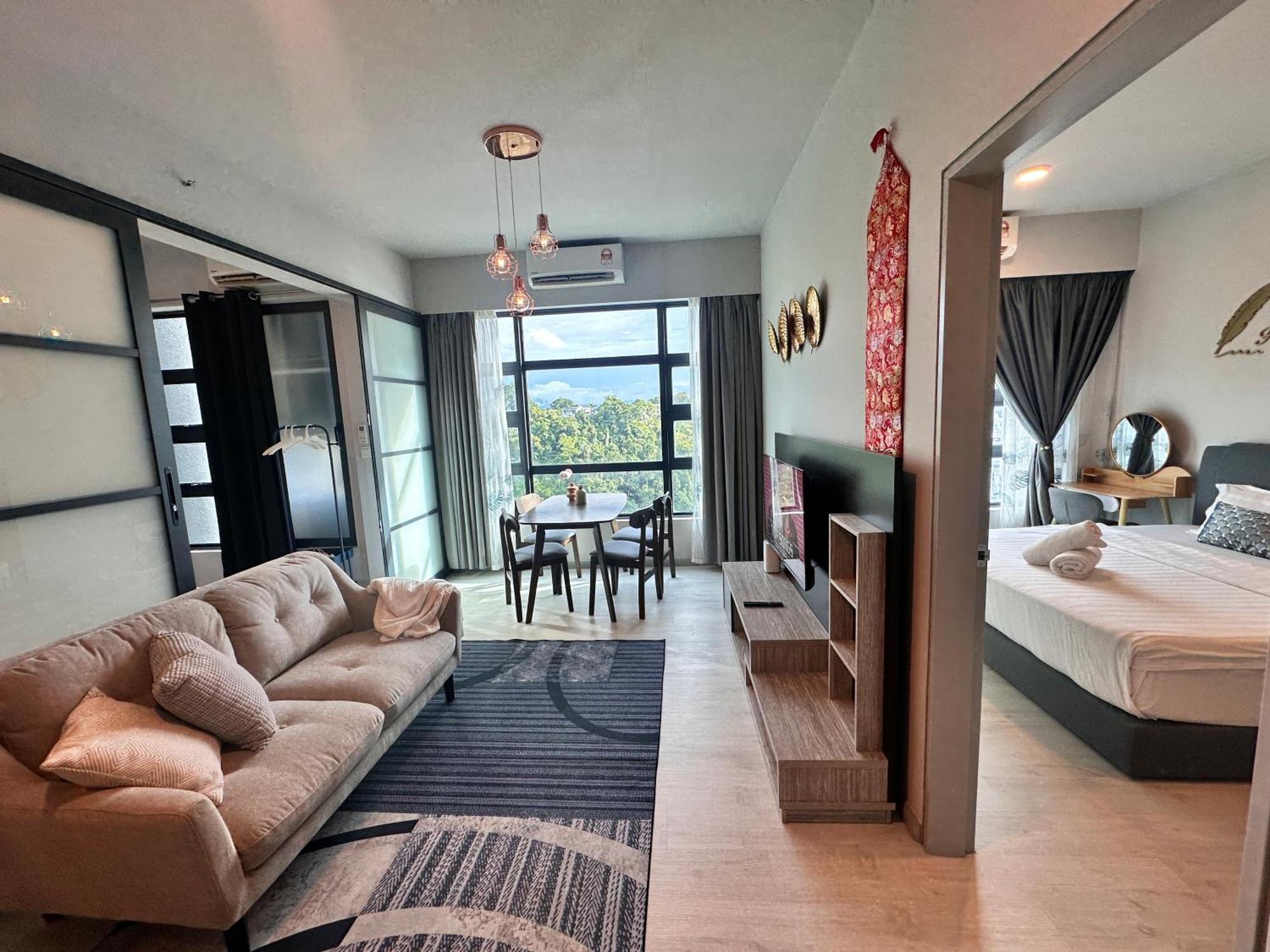 Jq1 Sea & Pool Or City View Wifi I Washing Machine For Some Units I Cuckoo Water Jesselton Quay By R2 โกตาคินาบาลู ภายนอก รูปภาพ