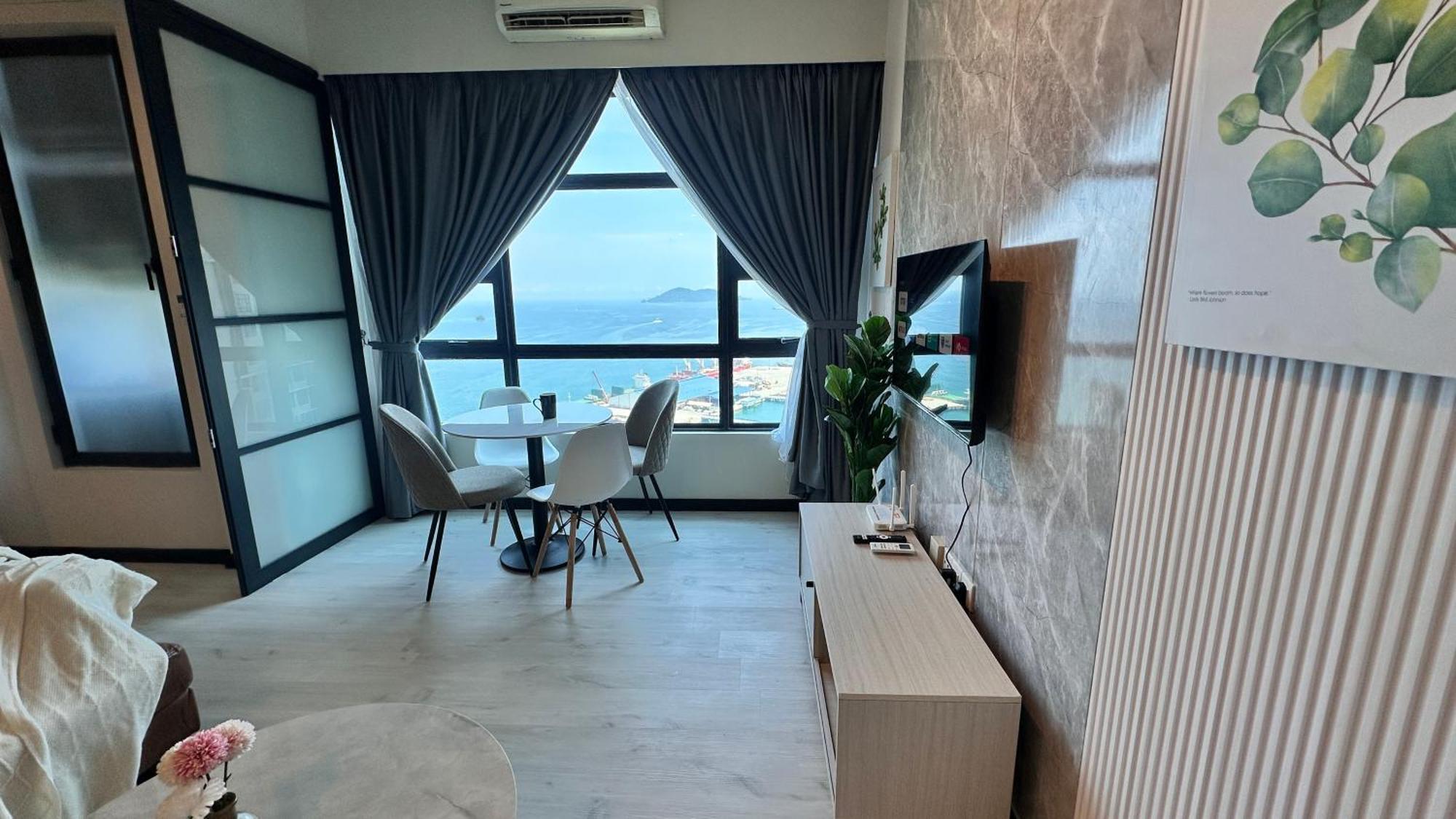 Jq1 Sea & Pool Or City View Wifi I Washing Machine For Some Units I Cuckoo Water Jesselton Quay By R2 โกตาคินาบาลู ภายนอก รูปภาพ