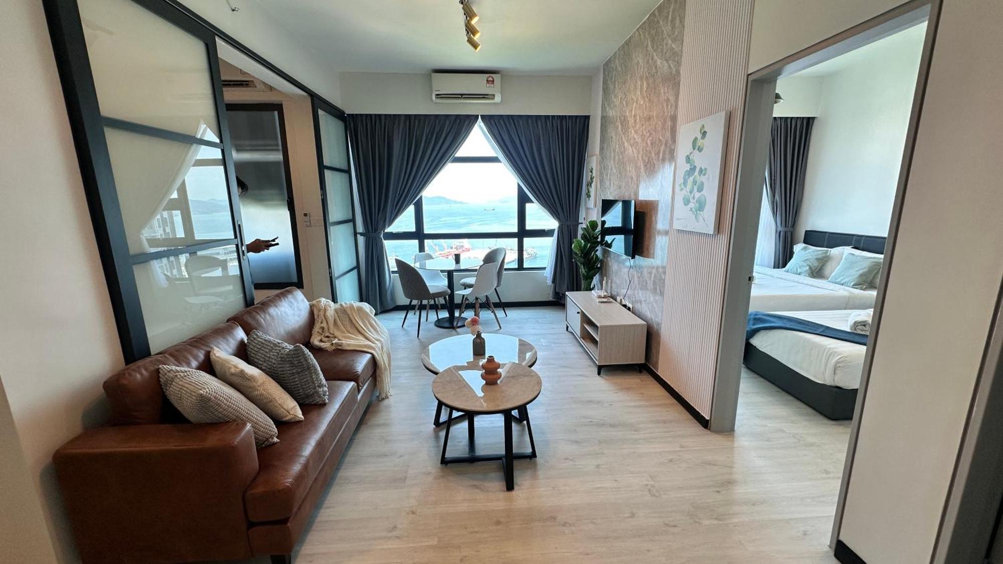 Jq1 Sea & Pool Or City View Wifi I Washing Machine For Some Units I Cuckoo Water Jesselton Quay By R2 โกตาคินาบาลู ภายนอก รูปภาพ
